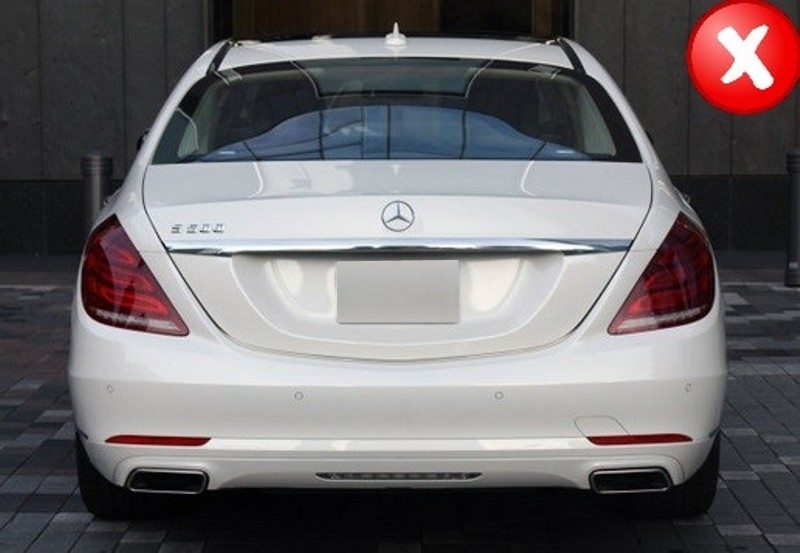 Diffuser Mercedes S-Klasse W222 AMG S65