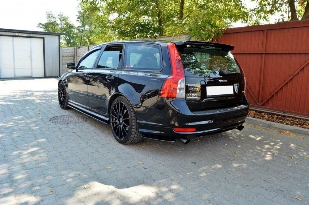 Zijskirts Volvo V50F R-Design Gloss Black
