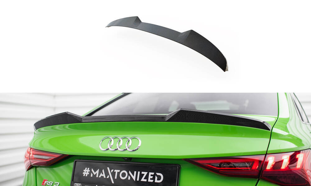 Spoiler Audi RS3 8Y Maxton Carbon