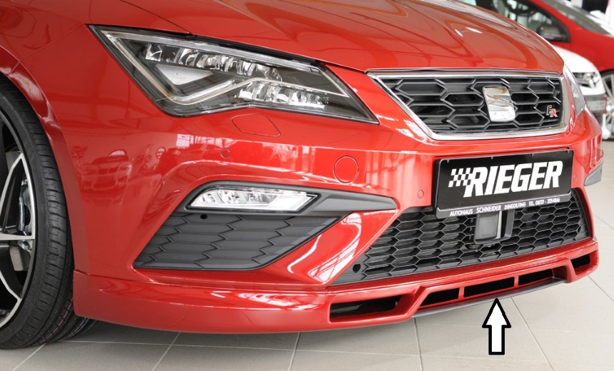 Spoilerzwaard Seat Leon FR/Cupra (5F) Rieger carbon-look