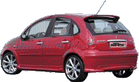 Zijskirts Citroen C3 PU-Rim