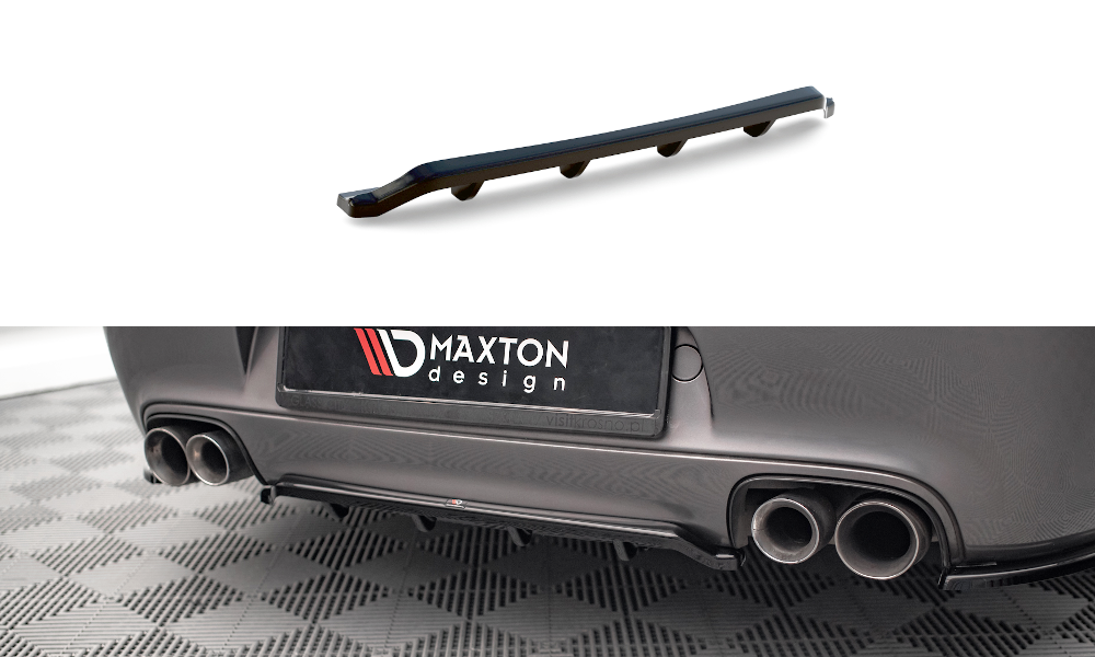 Diffuser Porsche 911 Carrera 997 Facelift 2009 - 2011 Maxton Glans Zwart