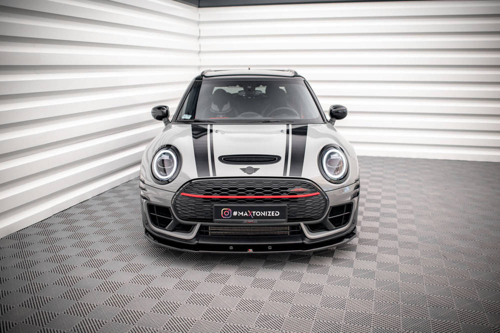 Voorspoiler V.2 Mini Cooper Clubman John Cooper Works F54 2015 - 2019 Maxton Glans Zwart