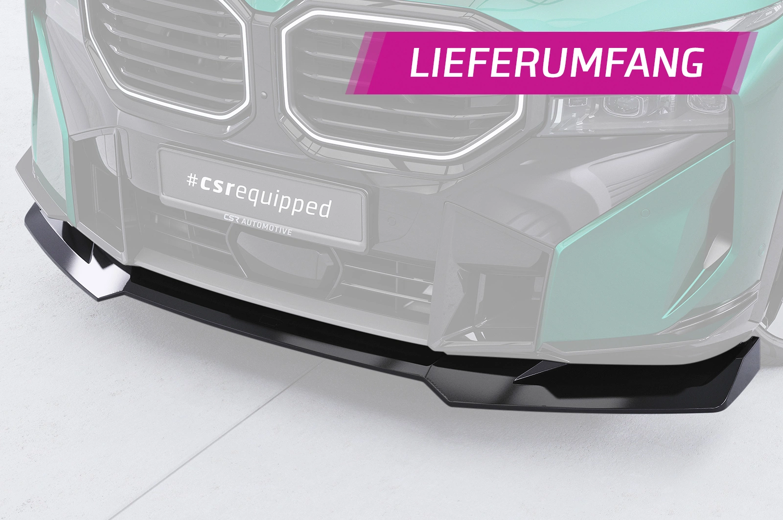 Voorspoiler BMW XM G09 Glans Zwart (2022)