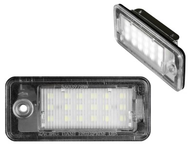 LED Licenceplateplaat lightning Audi A3 / S3 04-08, A3 Cabrio 08-0