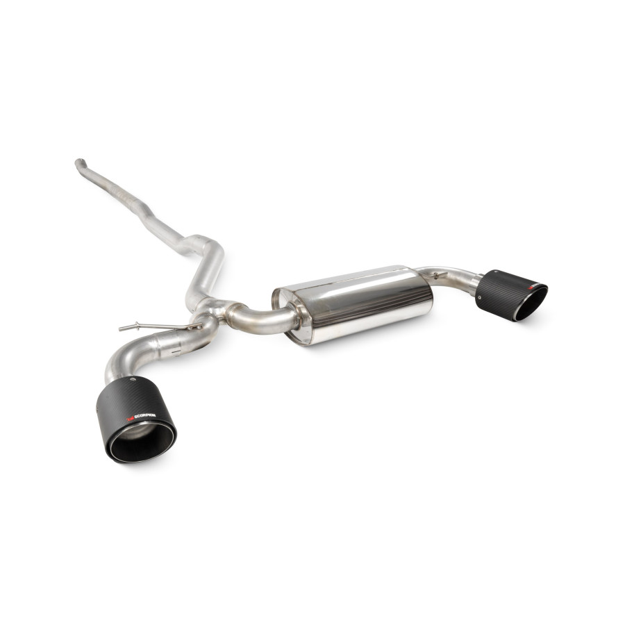 Mini Clubman F54 Cooper S 15-18 Non-GPF Model (excl. All4) Non Resonated Cat-Back System Scorpion