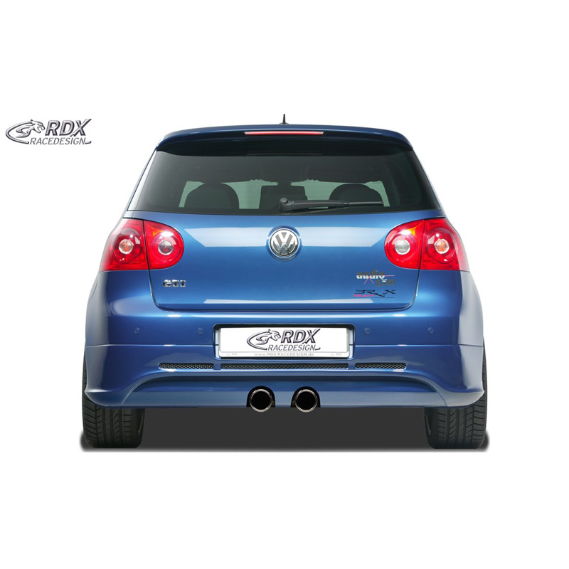 Achterskirt  Volkswagen Golf V GTI/R Hatchback 3/5-deurs 2003-2008 (R32 uitlaat) excl. Variant/Plus (ABS)