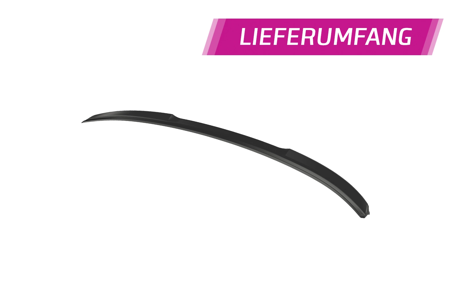 Achterspoiler Audi A6 C8 (Type F2) sedan glans zwart 2018–