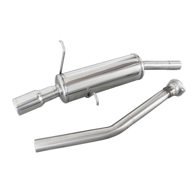 100% RVS Sportuitlaat  BMW 3-Serie E36 323i 24v 1992- 80mm