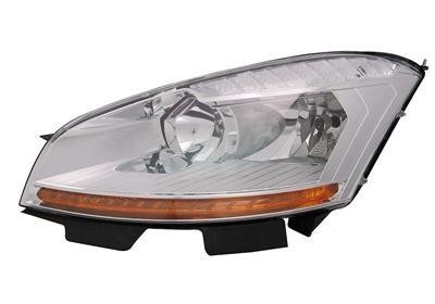 koplamp, H1+H7, elektr verstelb, incl stelmotortje, rechts Citro