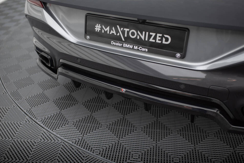 Diffuser V.1 BMW X6 M-pakket G06 FL Maxton Glans Zwart