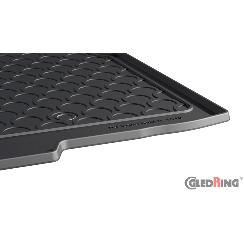 Rubbasol (Rubber) Kofferbakmat  Opel Crossland X 2017- (Lage laadvloer)