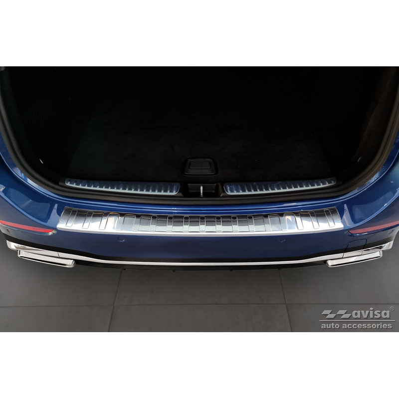 RVS Achterbumperprotector  Mercedes C-Klasse AMG Estate (S206) 2021- 'Ribs'