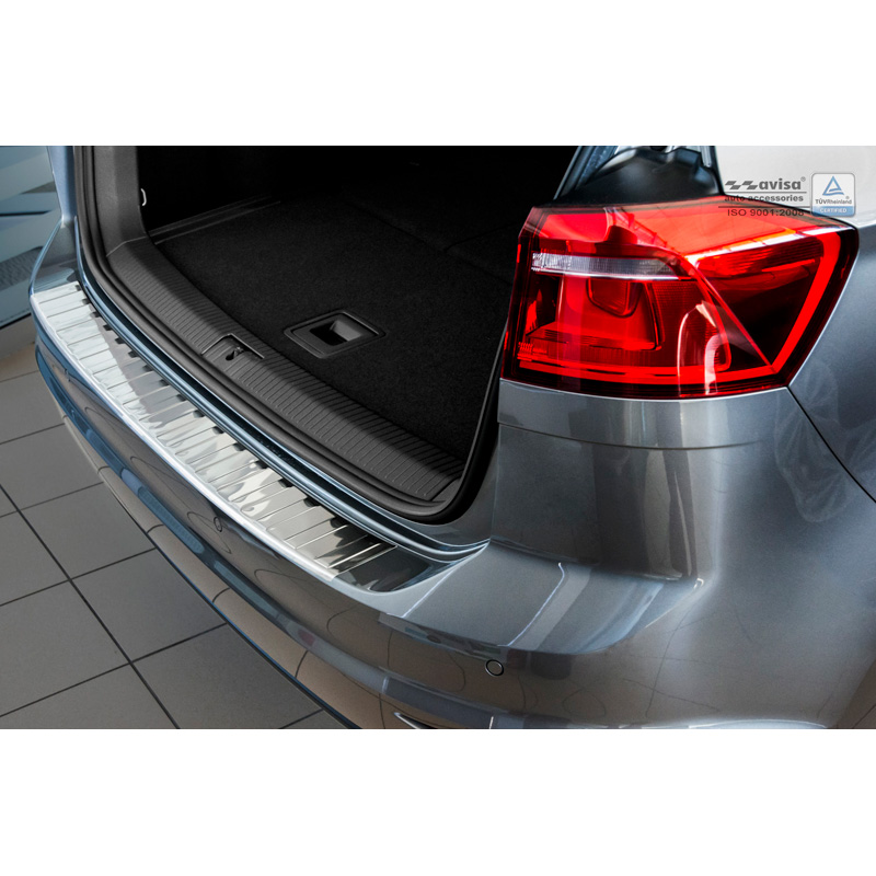 RVS Achterbumperprotector Volkswagen Golf VII Sportsvan 2014- '