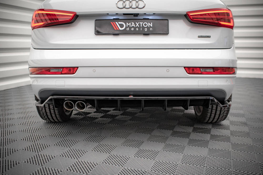 Diffuser Audi Q3 S-Line 8U FL Maxton Glans Zwart