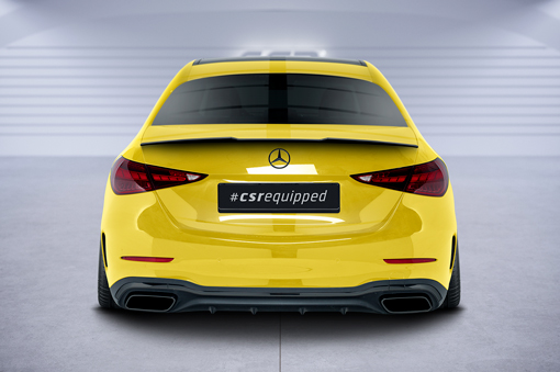 Spoiler Mercedes C Klasse W206 AMG Pakket CSR Glans Zwart