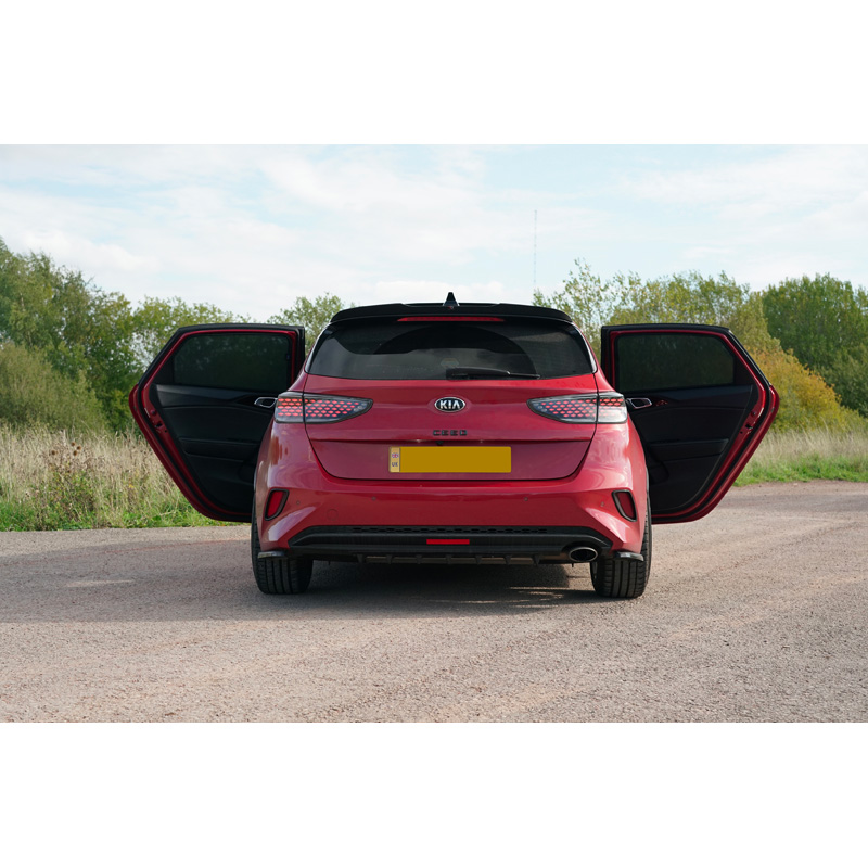 Set Car Shades (achterportieren)  Kia Cee'd (CD) 5 deurs 2018- (2-delig)