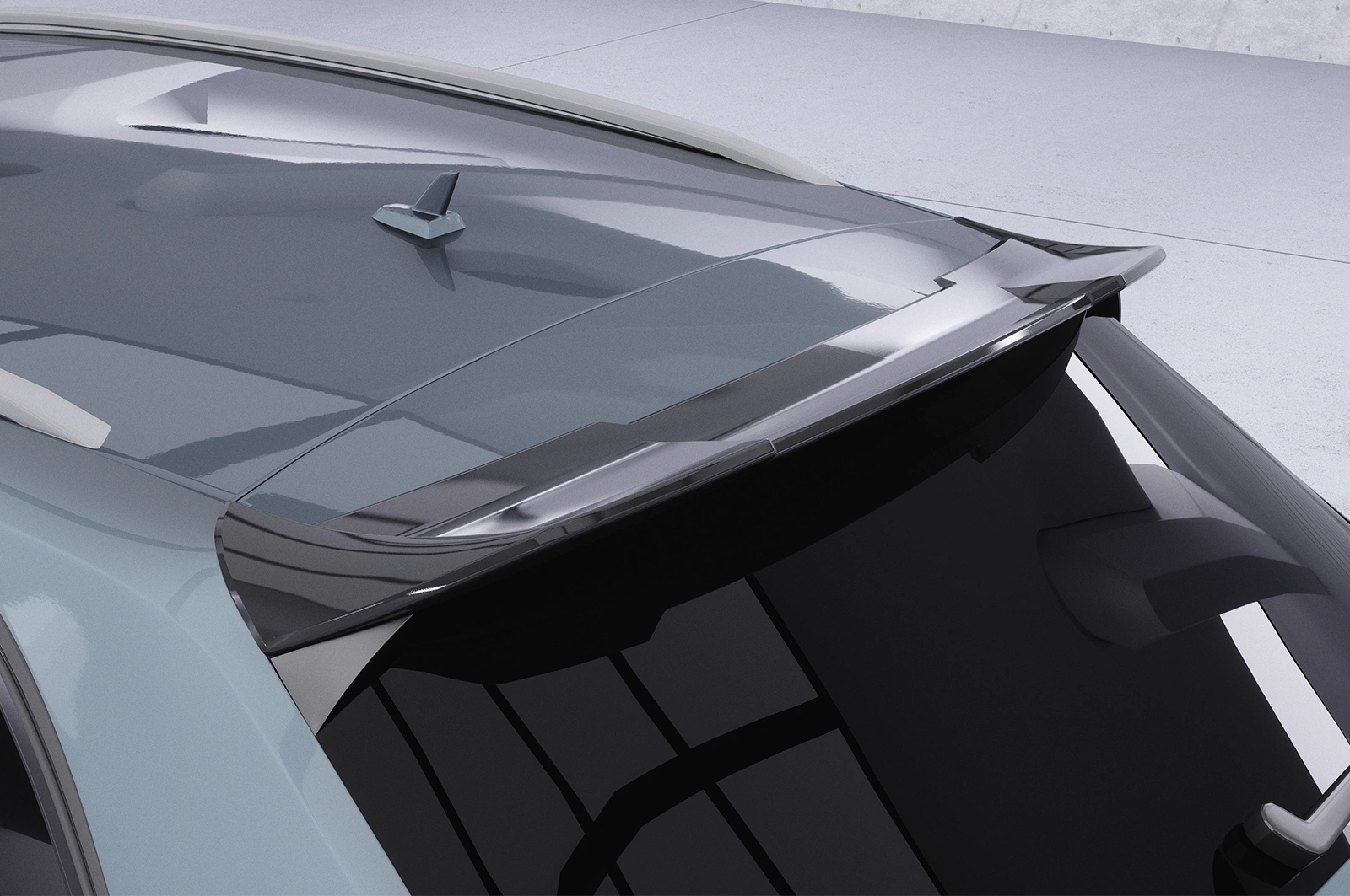 Dakspoiler Audi A3 8V CSR glans zwart