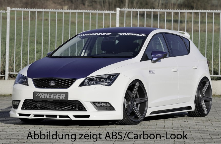 Zijskirts Seat Leon F5 FR/Cupra 5dr. Rieger met uitsparing