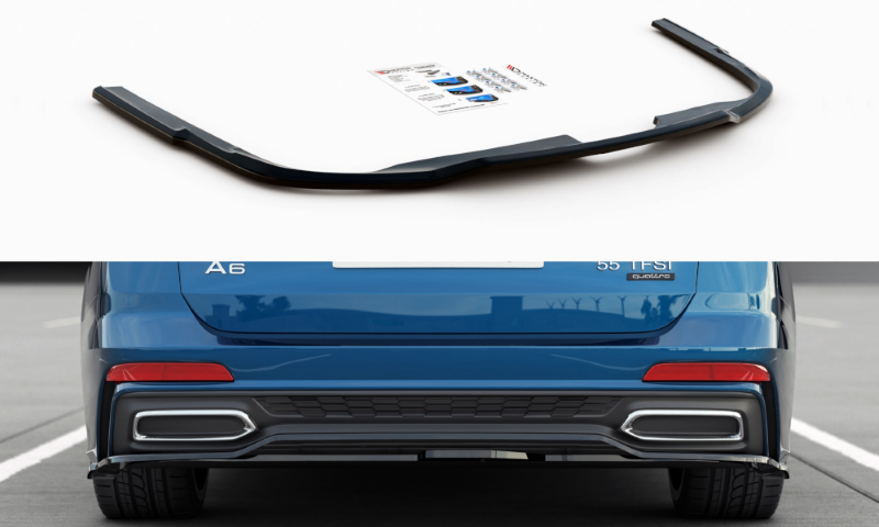 Diffuser V.1 Audi A6 S-Line Avant C8 Maxton Glans Zwart