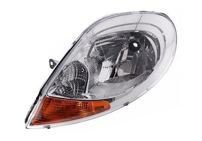 koplamp, H4, elektr verstelb, oranje knipper, links Renault Traf