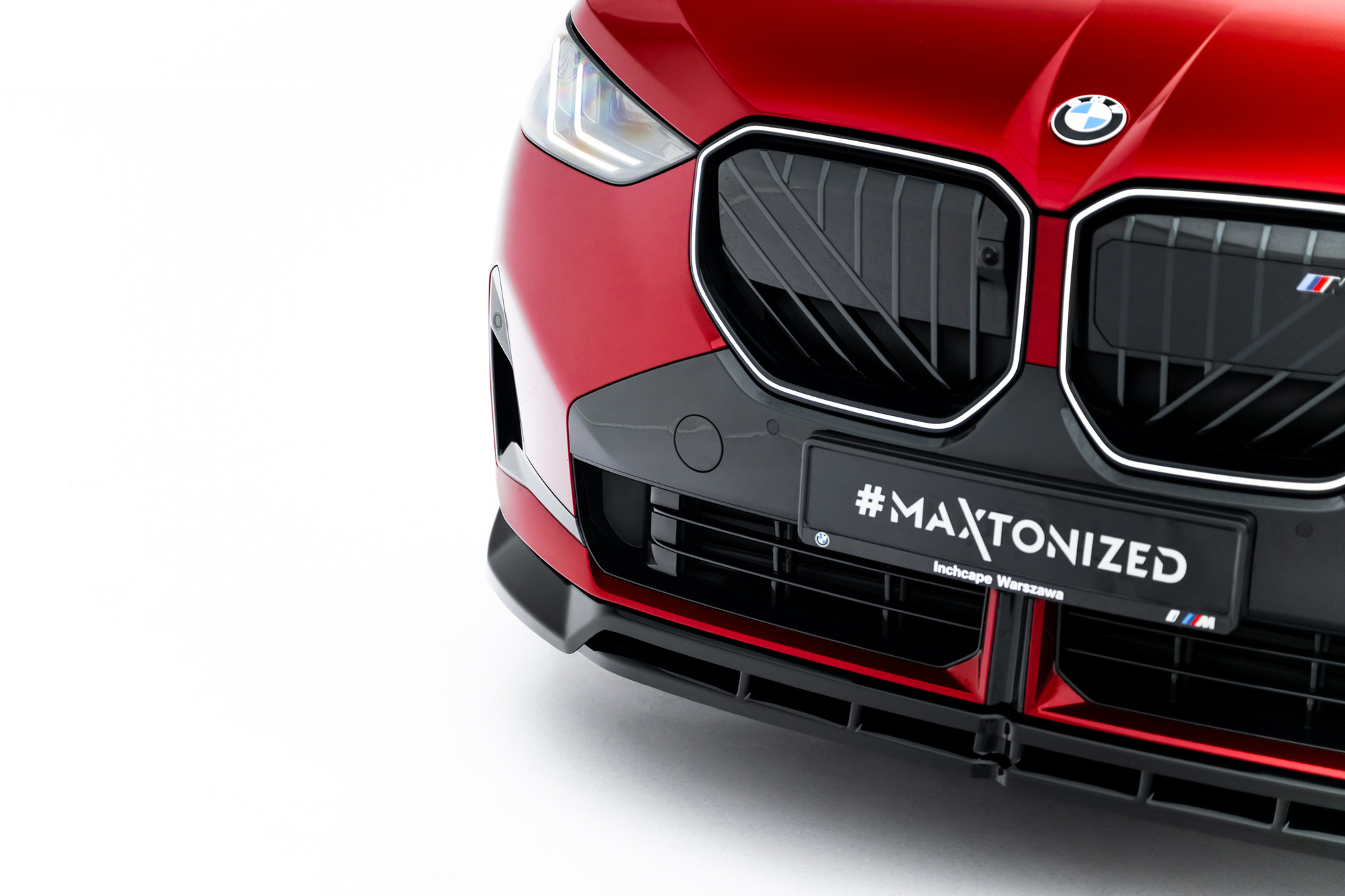 Voorspoiler BMW X3 M-Pack / M50 G45 Glans Zwart