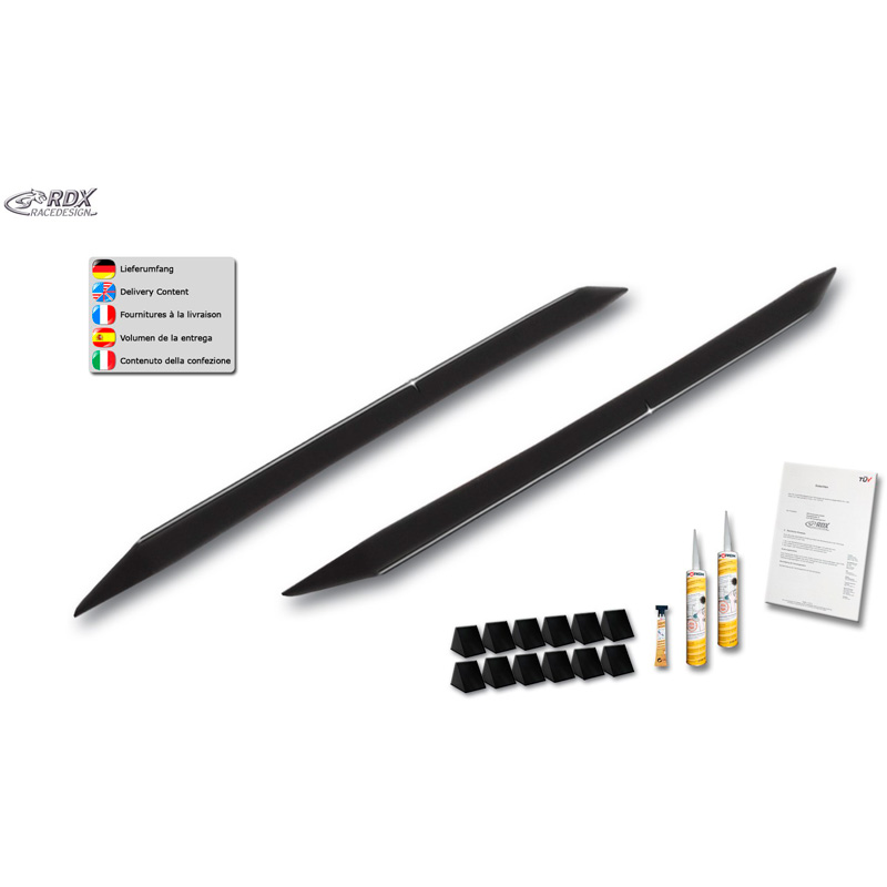 Sideskirts 'Slim'  Skoda Scala (NW) 2019- (ABS zwart glanzend)