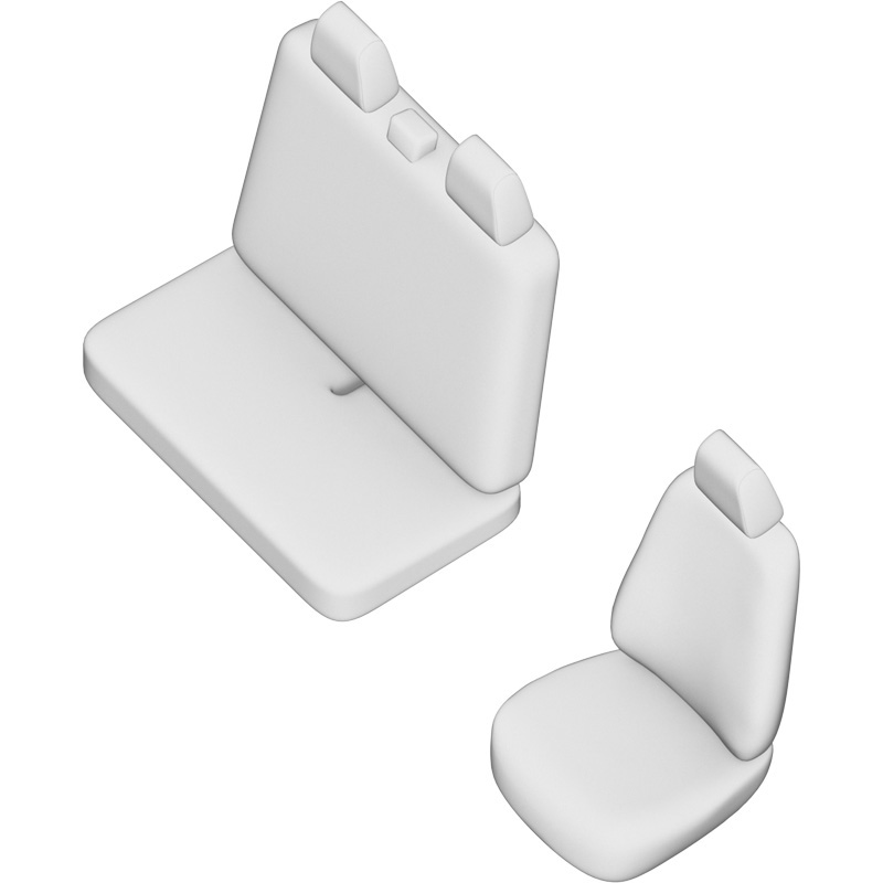 Original Design Stoffen Stoelhoezenset 2+1  Ford Transit 2012-2013