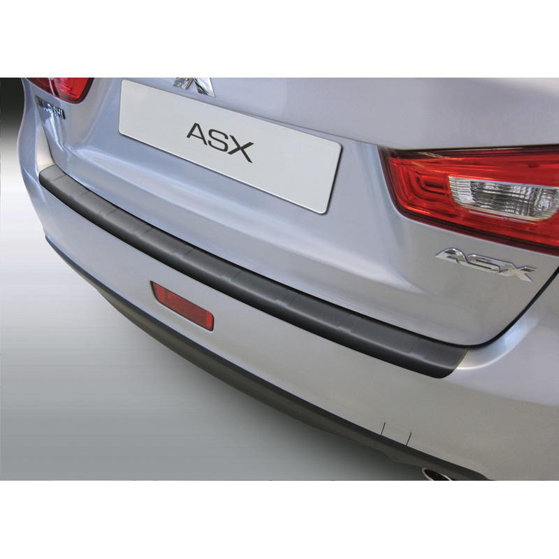 ABS Achterbumper beschermlijst  Mitsubishi ASX 11/2012-9/2016 Zwart