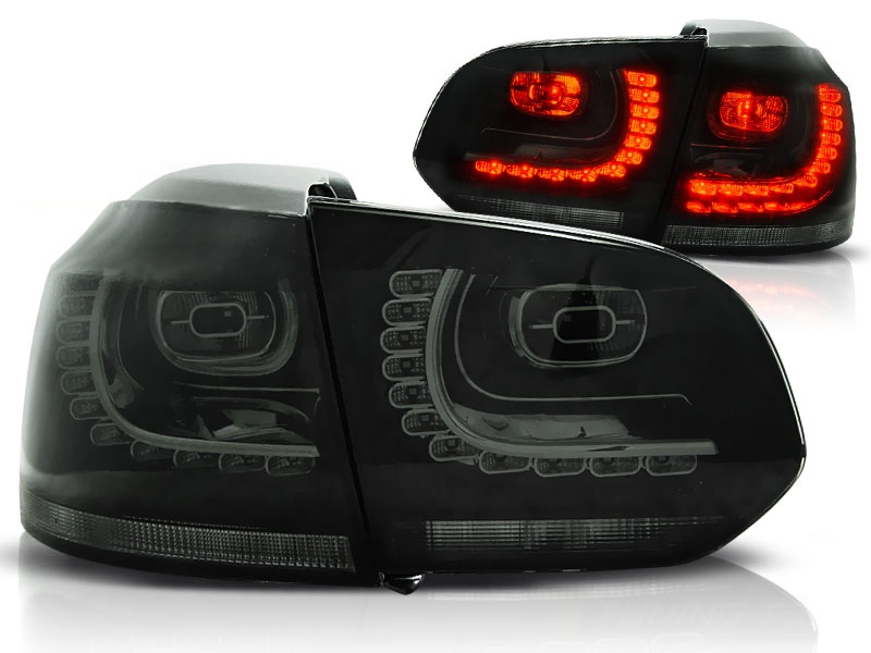 Taillights led VW Golf VI 10/08- R-look Smoke