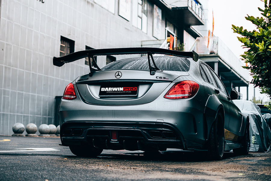 Mercedes Benz C-Class W205 Sedan IMP Style Carbon Fiber Spoiler 2015-2021