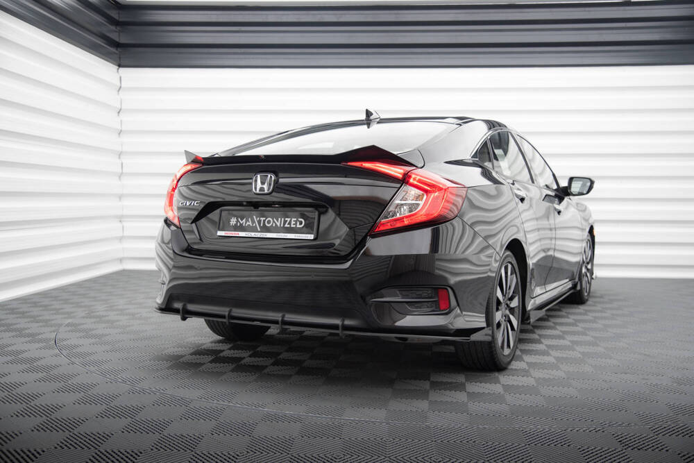 Diffuser met Canards Street Pro Honda Civic Maxton