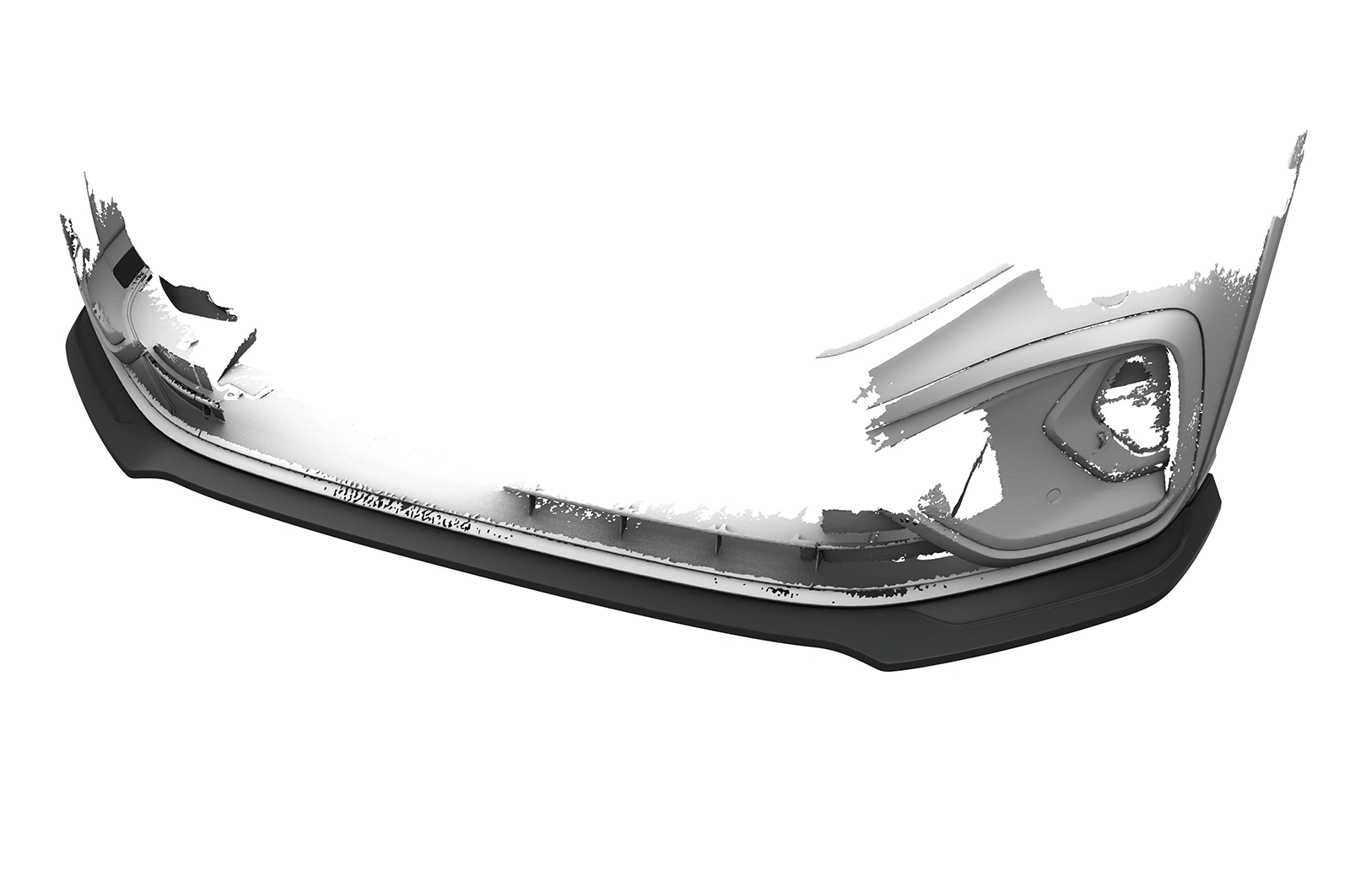 Voorspoiler VW Taigo (Typ CS) glans zwart
