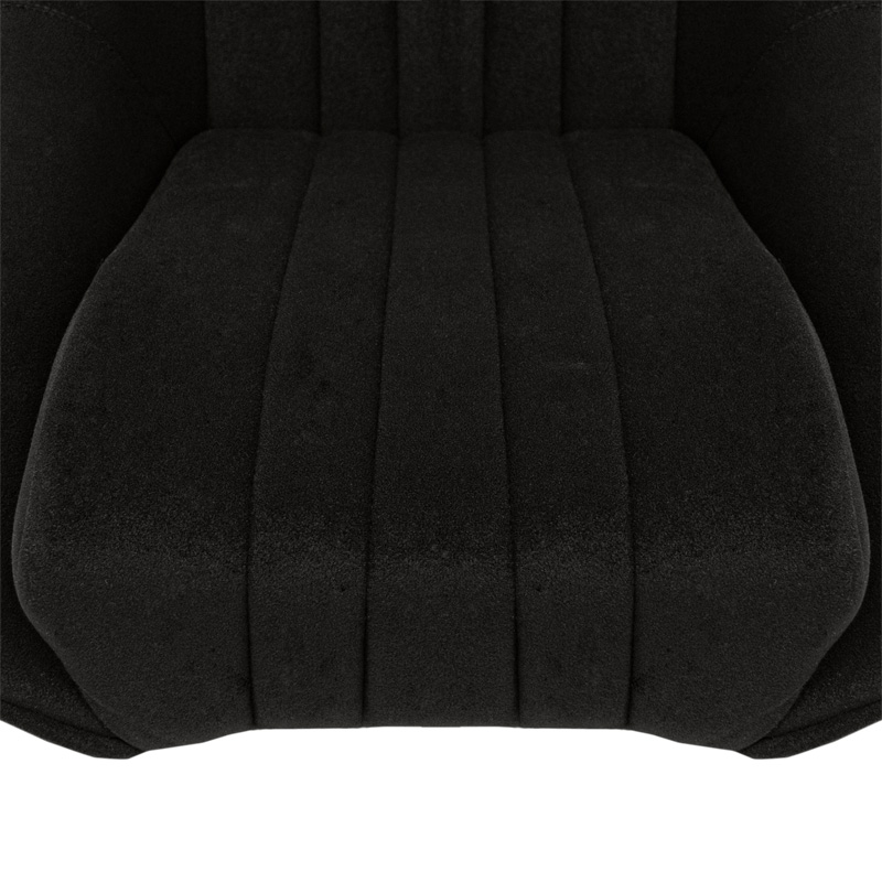 Sportstoel 'Classic' - Zwart - Vaste rugleuning - incl. sledes