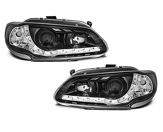 Faros Renault Megane 96-99 Los ojos del Diablo Dayline negro