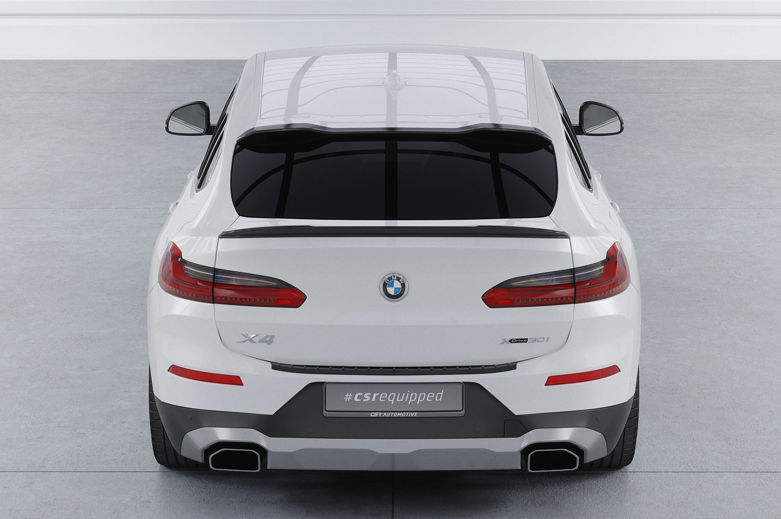 Achterspoiler BMW X4 (G02) glans zwart CSR