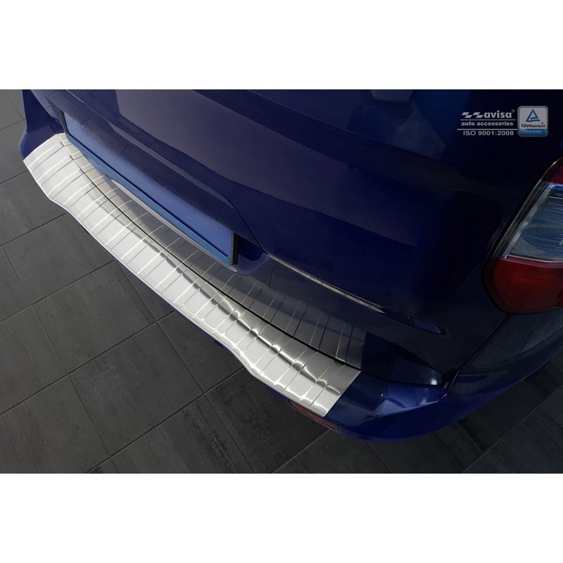 RVS Achterbumperprotector  Ford Tourneo Courier/Transit Courier 2014- 'Ribs'