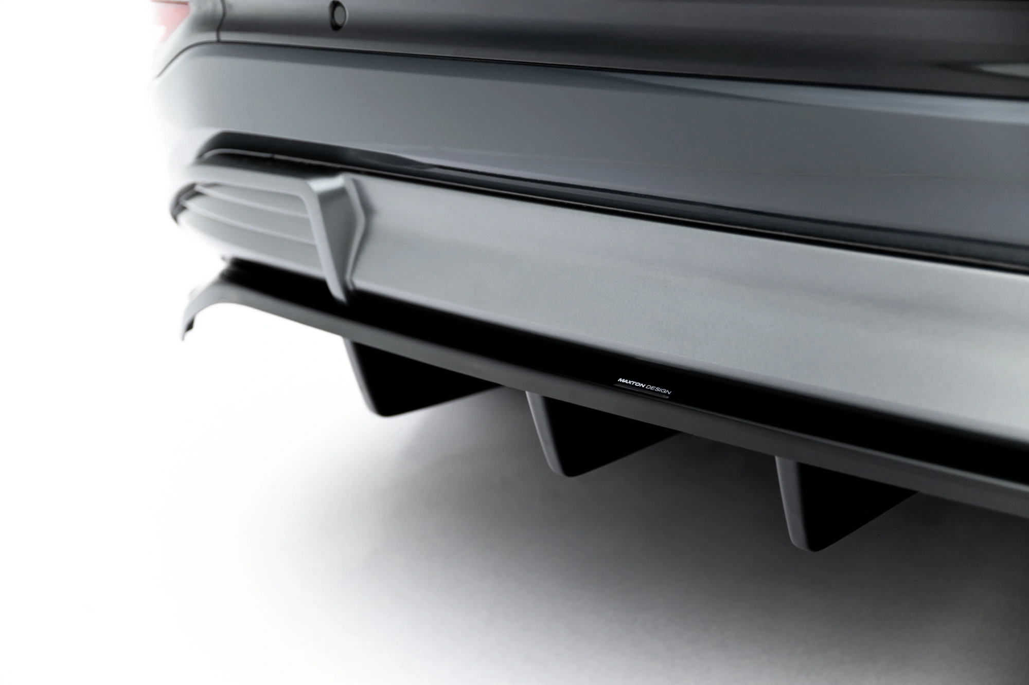 Diffusor Audi Q6 e-tron Standard / S-Line / SQ6 e-tron SUV & Sportback Mk1 (2023–heden) – Glans Zwart