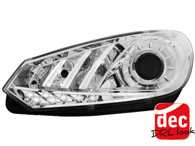 Headlights VW Golf VI DRL LED