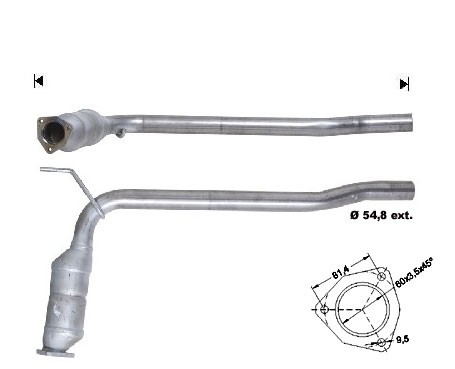 VW TRANSPORTER 2.5TD 2461 cc 75 Kw / 102 cv ACV Magnaflow CAT Bo