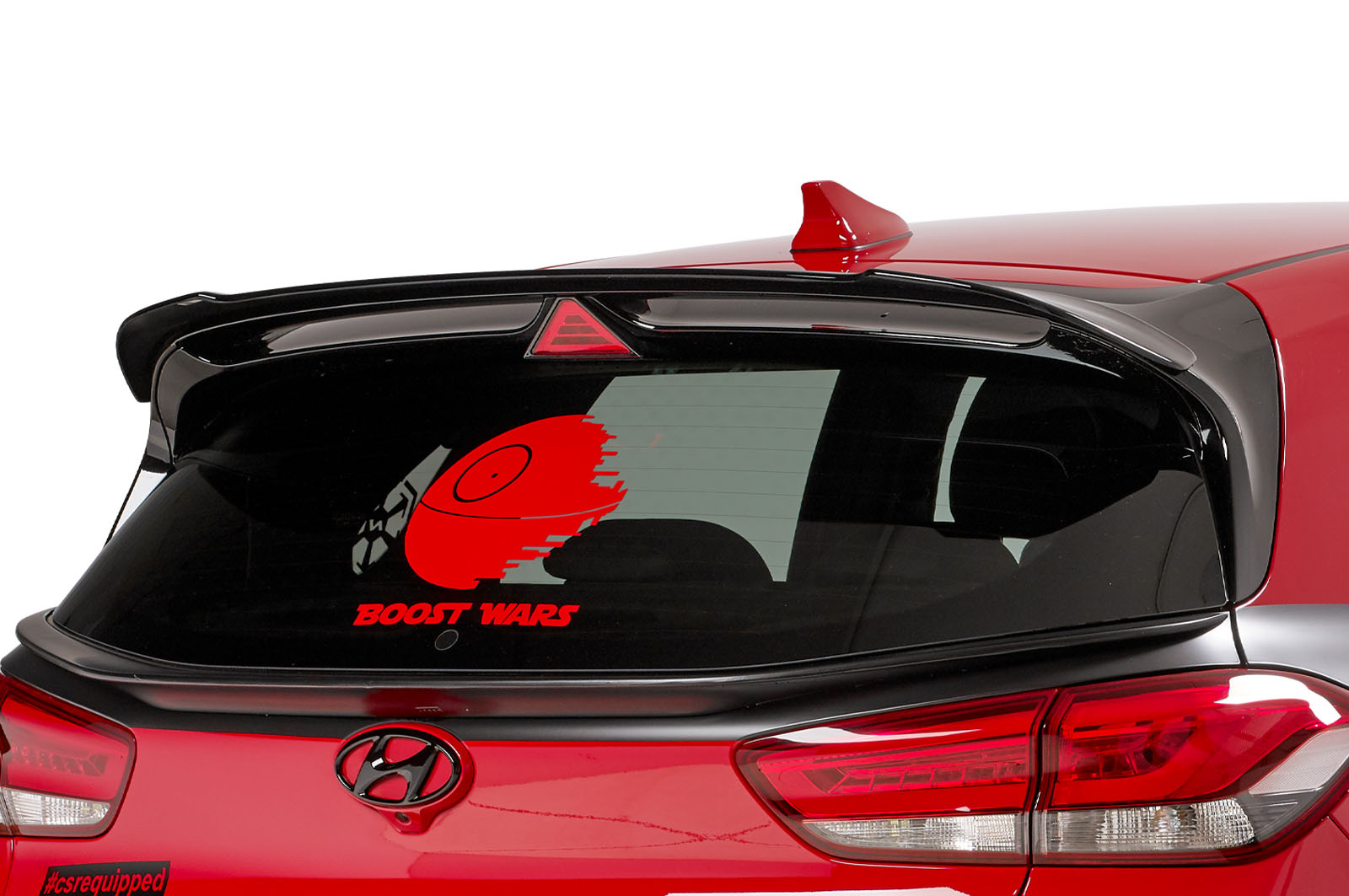 Achterspoiler Hyundai I30 N (PD) N (2017–) Glans Zwart – CSR Automotive