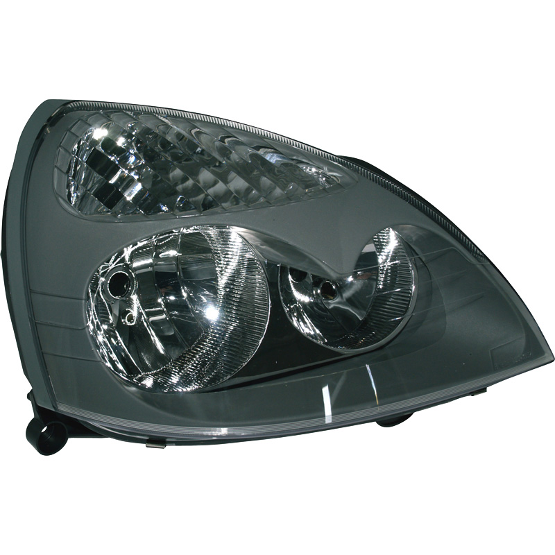 Set Koplampen  Renault Clio II Facelift 2001-2005 - Zwart/Helder
