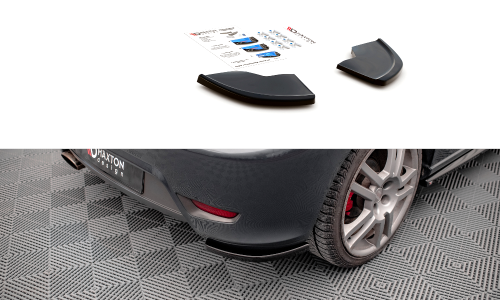 Zijdiffusers Seat Ibiza Cupra MK3 Maxton Glans Zwart