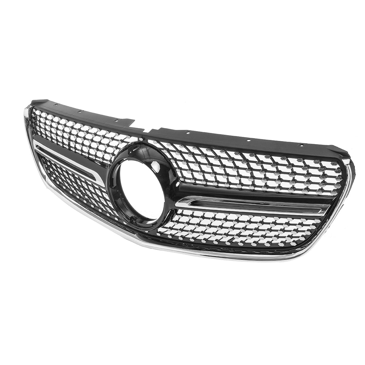 Grill Mercedes V-Class W447 (2014-2018) Diamond Zwart/Chroom