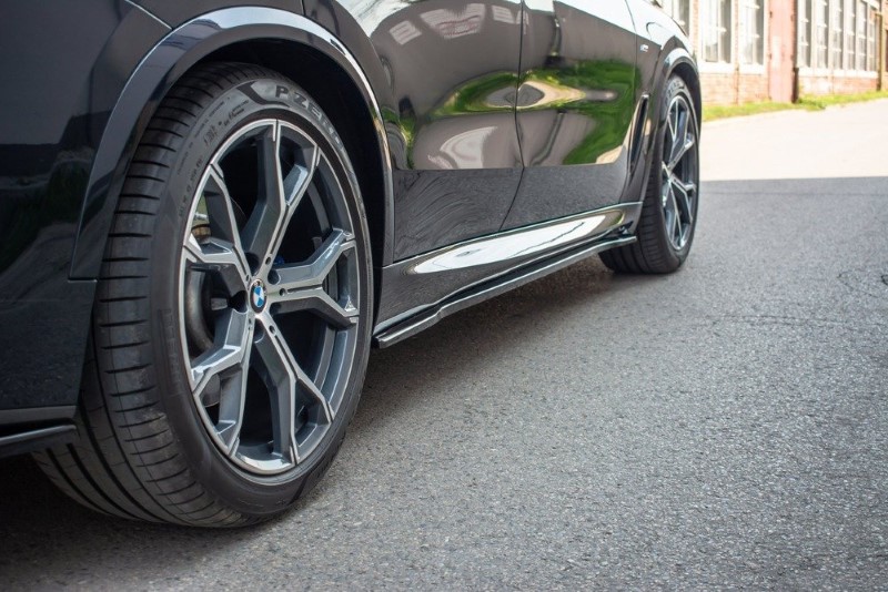 Zijskirts Diffusers BMW X5 G05 M-Pack Glanzend Zwart