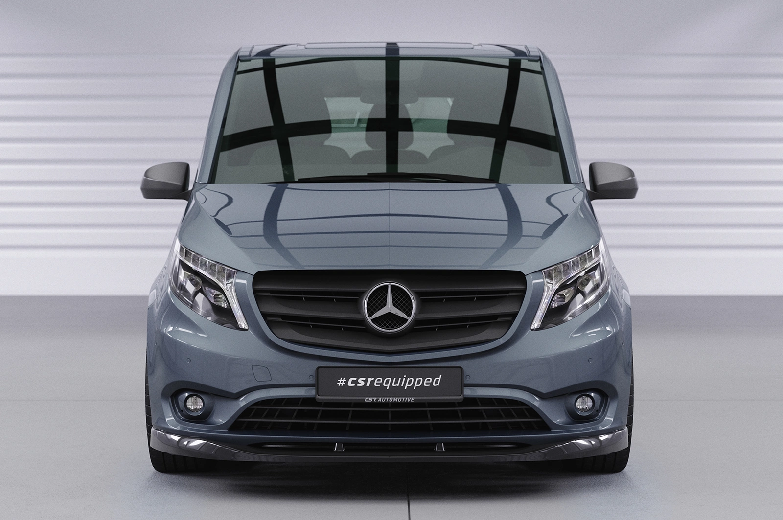 Voorspoiler Mercedes-Benz Vito 447 glans zwart 2014–2023