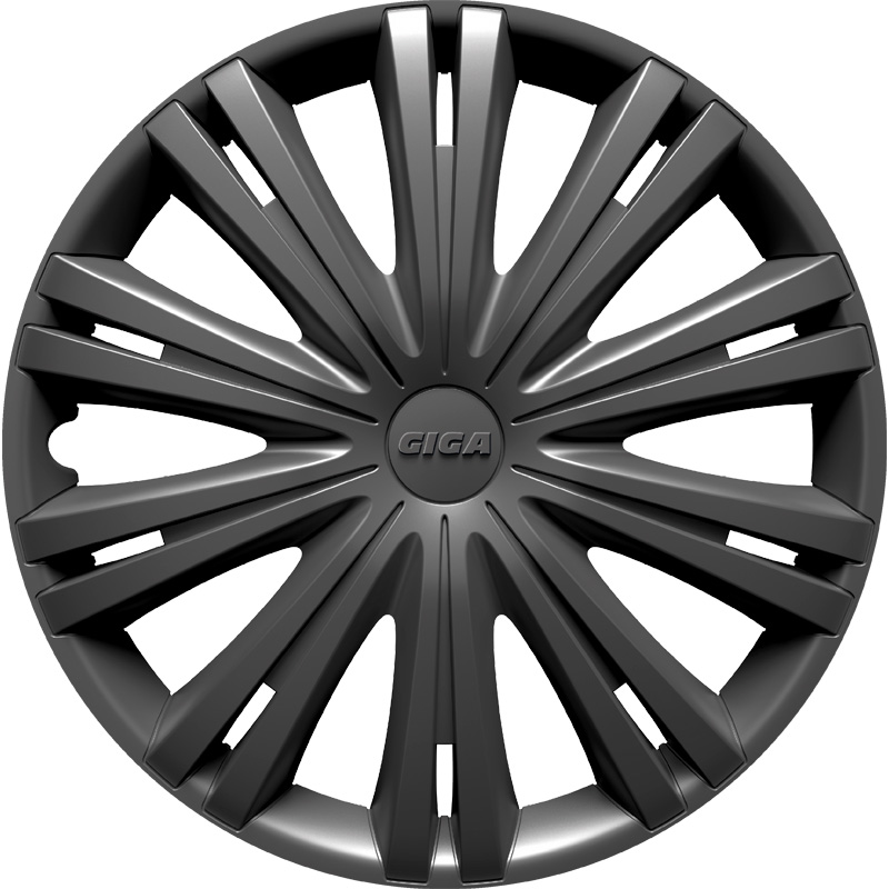 4-Delige Wieldoppenset Giga 16-inch gun-metal
