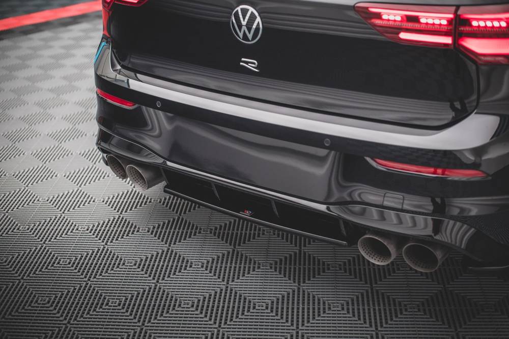 Diffuser Volkswagen Golf 8 R Maxton Glans Zwart