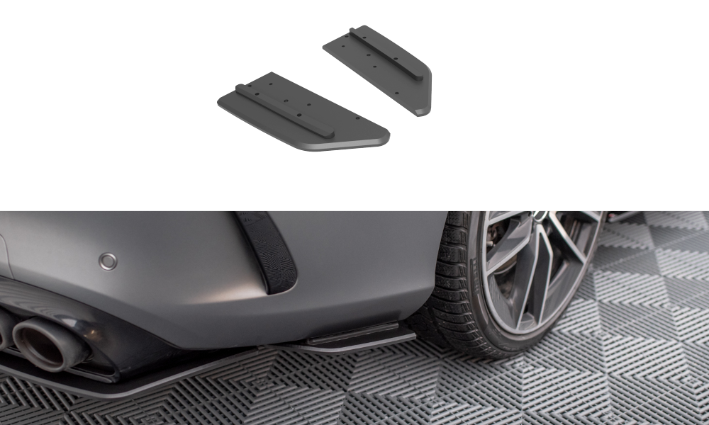 Zijdiffusers Mercedes C43 W205 Coupe FL Maxton