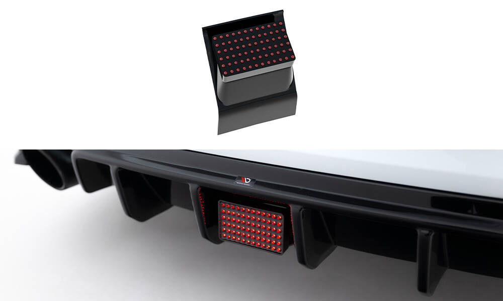 Led Stop Light Audi RS3 Sedan 8V Facelift Maxton Glanzend zwart